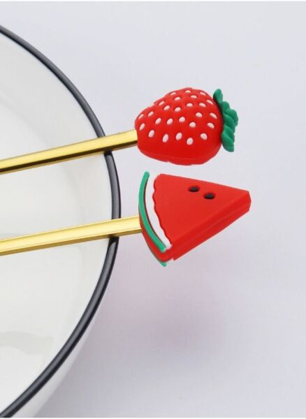 طقم ملاعق وشوك للحلويات 4 قطع - ذهبي