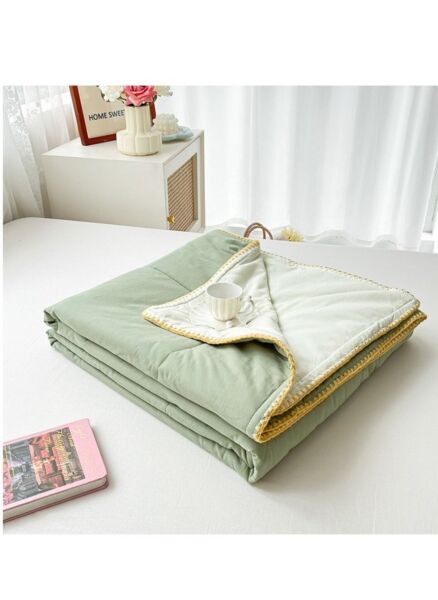 طقم لحاف صيفي من القطن مكون من 4 قطع