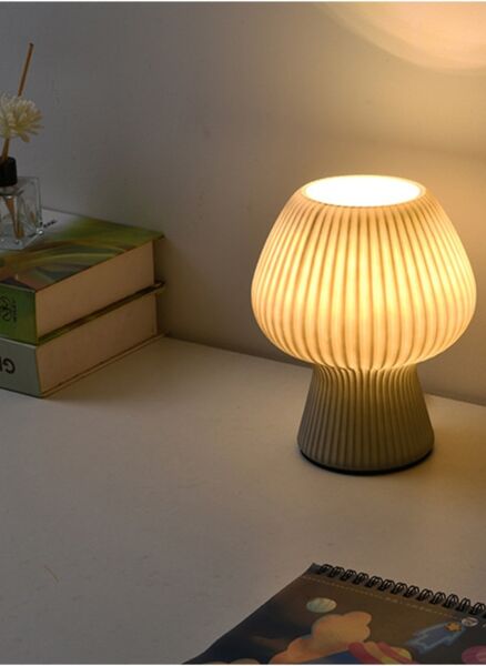 ابجورة طاولة بامبي - رمادي