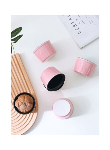 طقم قوالب كيك سيراميك 6 قطع بيلاي من شور - وردي