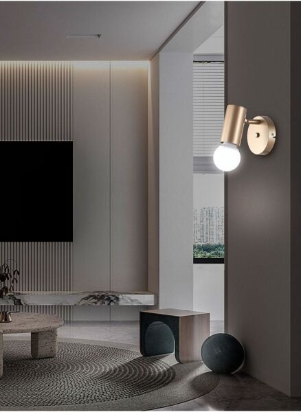 اضاءة جدارية شاربدو - ذهبي