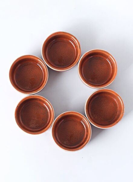 طقم أطباق توابل 6 قطع دوغا - برتقالي