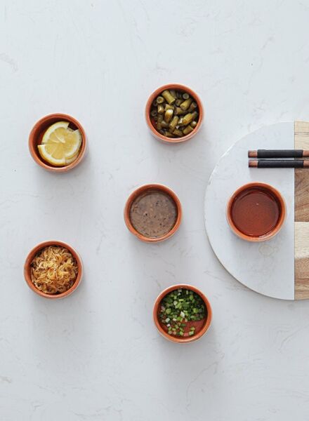 طقم أطباق توابل 6 قطع دوغا - برتقالي