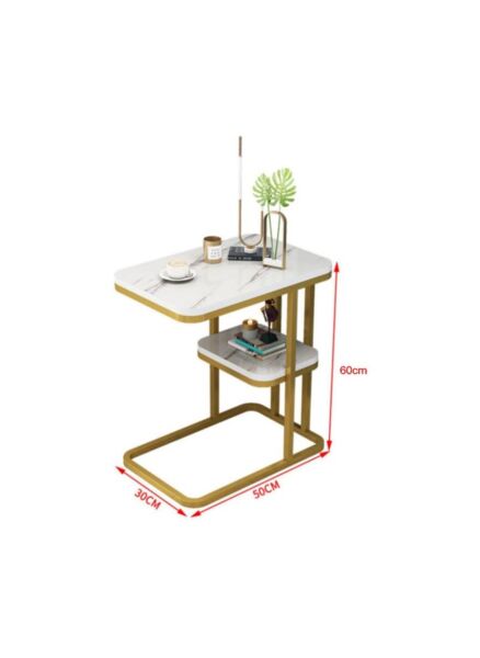 طاولة جانبية بيران - ذهبي