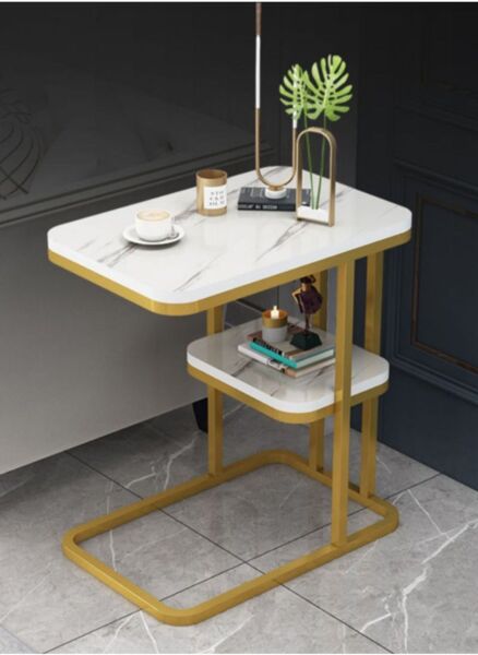 طاولة جانبية بيران - ذهبي