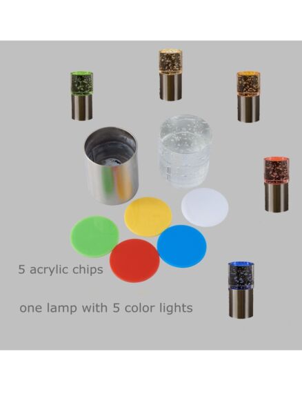 مصباح طاولة زخرفي كريستالي