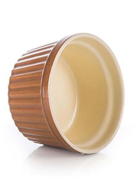 وعاء حلوى سيراميك ميرا - بني