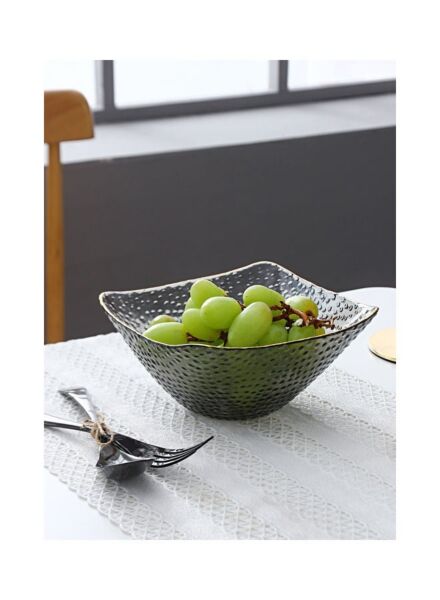 صحن تقديم عميق - رمادي