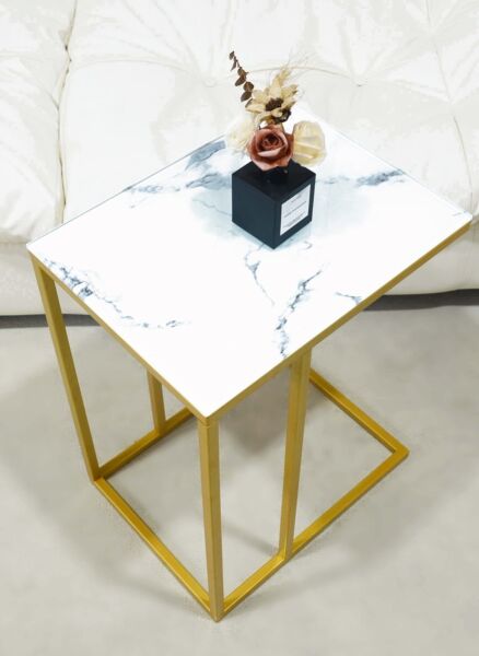 طاولة جانبية مارلينا - ذهبي