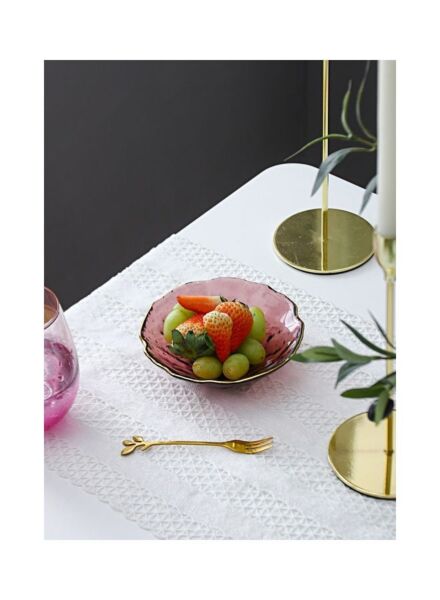 طبق تقديم عميق - وردي