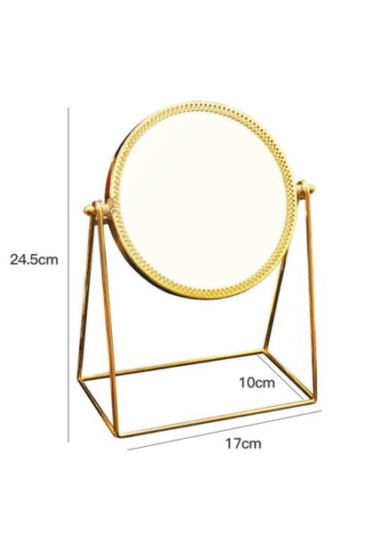 مرآة القابلة للدوران - ذهبي
