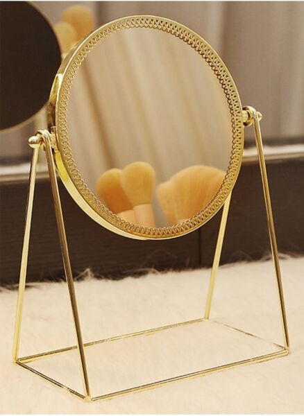 مرآة القابلة للدوران - ذهبي