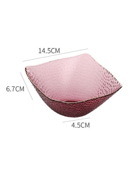 صحن تقديم عميق - أحمر