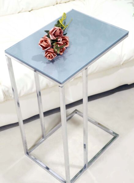 طاولة جانبية رون - فضي