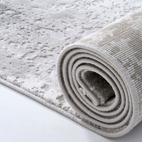سجادة ثلاثية الأبعاد مضادة للانزلاق 200×290 سم - رمادي فاتح