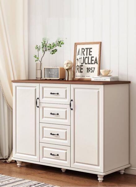 طاولة بوفيه اريانا - ابيض