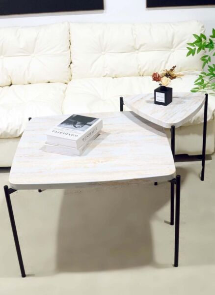 طقم طاولة قهوة سومرو - بيج