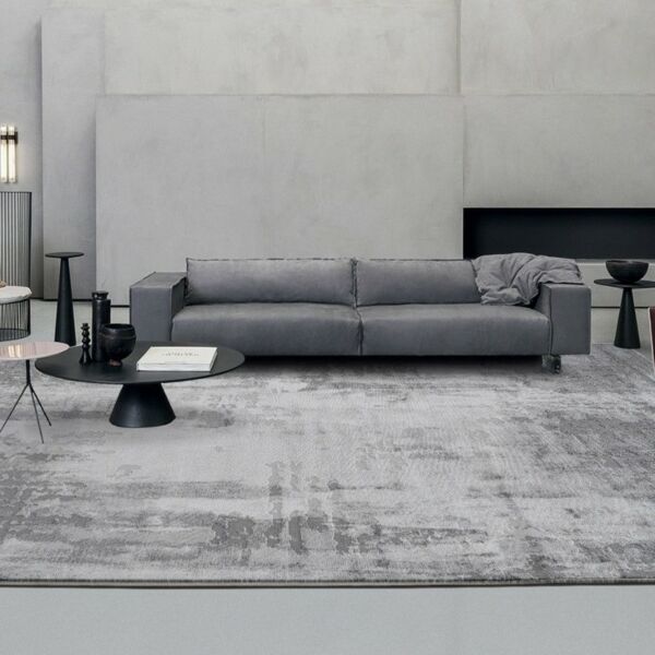 سجادة ثلاثية الأبعاد مقاومة للماء ومضادة للانزلاق 200×290 سم - رمادي