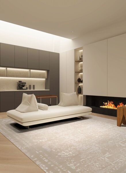 سجادة إيطالي مقاومة للماء والبقع وضد الإنزلاق - 200×290 سم