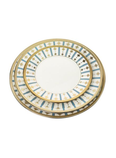 طقم صحون عشاء 3 قطع - متعدد الألوان