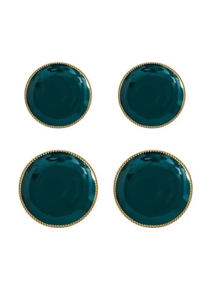 طقم أطباق عشاء 4 قطع - أخضر