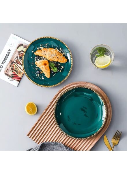 طقم أطباق عشاء 4 قطع - أخضر