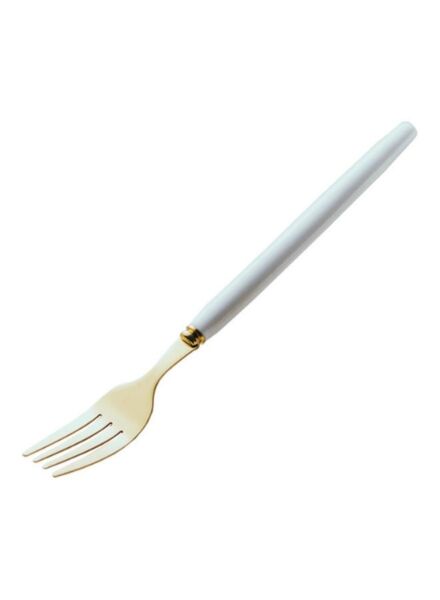 طقم أدوات المائدة 3 قطع - ذهبي و أبيض