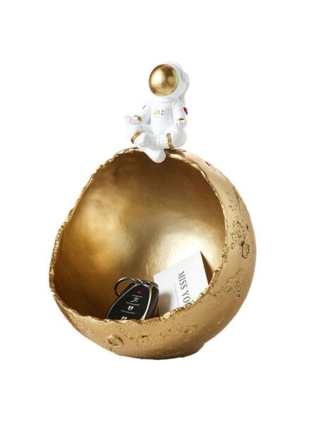 وعاء تقديم رائد الفضاء من جينيريك - ذهبي