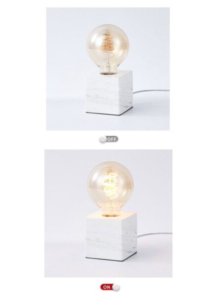 أبجورة طاولة سولفا - ابيض