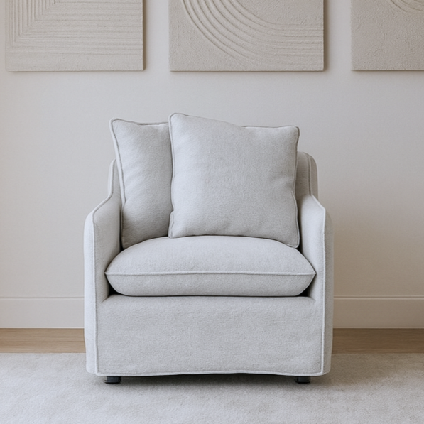 كنبة مفرد داركي - رمادي