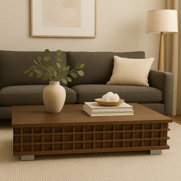 طاولة قهوة مايرا - بني