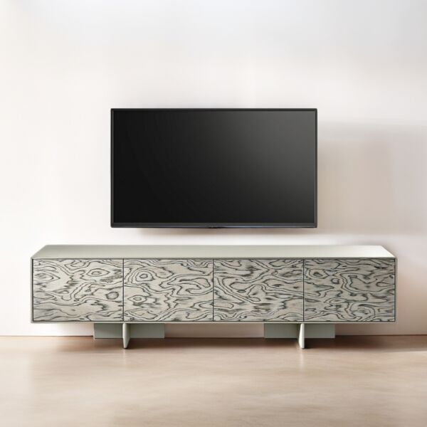 طاولة تلفزيون تيتانيو - رمادي