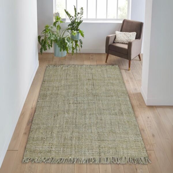 سجادة ميريكال 230X150 سم حياكة يدوية - بيج