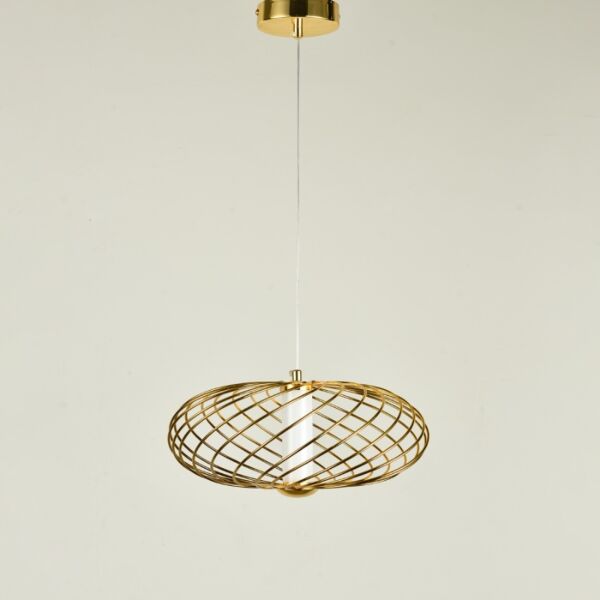 إنارة معلقة بييس - ذهبي