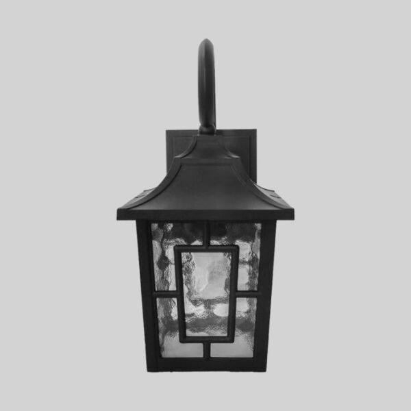 جداري خارجي اسود E27 بدون لمبة الفا