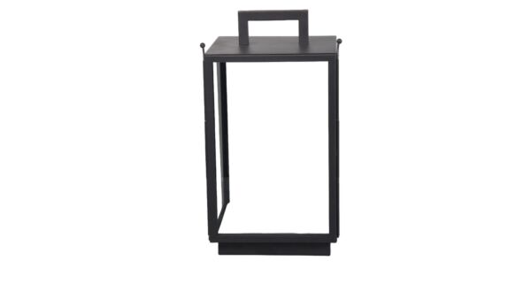 صندوق اضاءة شموع ديكورية خارجي - أسود