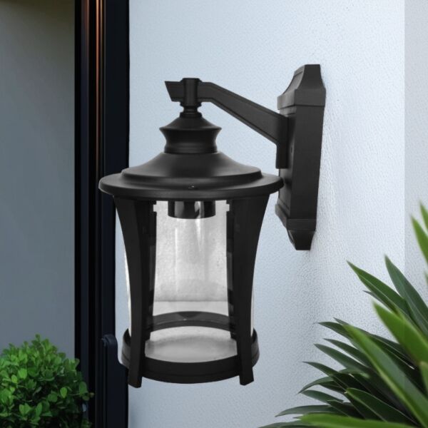 إضاءة جدارية خارجية E27 اندريا - اسود