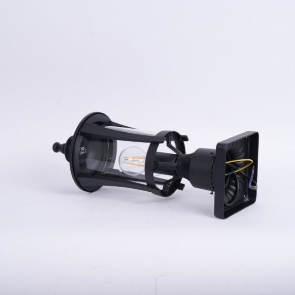 انارة سور خارجي ايلفيش - اسود