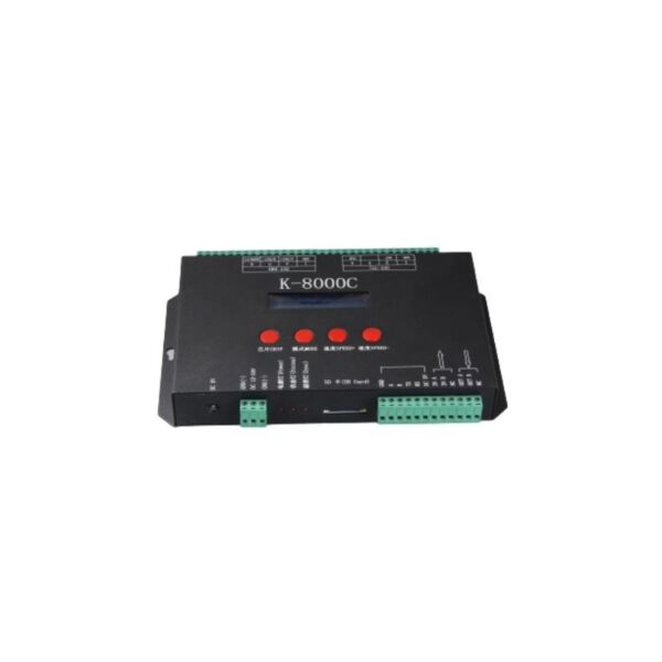 وحدة تحكم بالوال وشر الملون - اسود