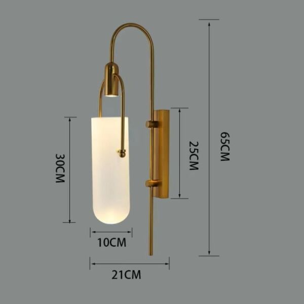 جداري مودرن ذهبي