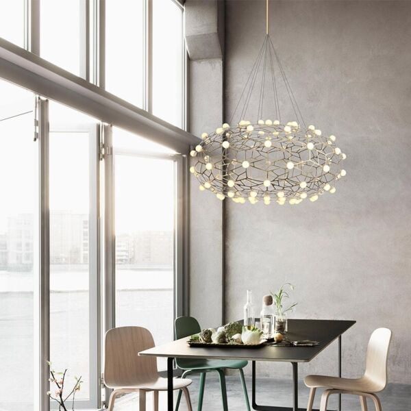 ثريا مودرن 60 سم - ذهبي