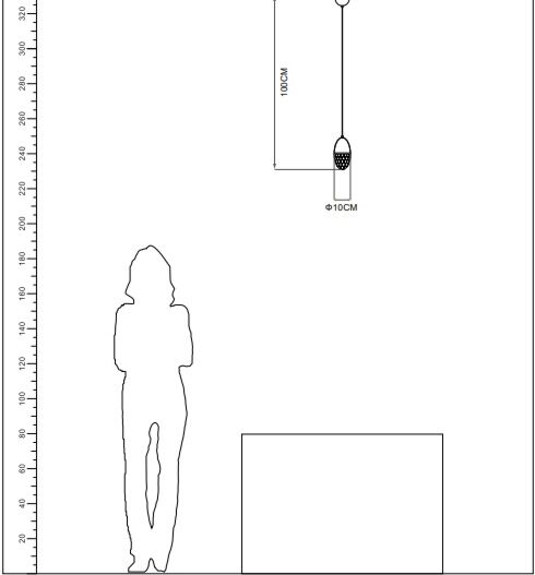 انارة معلقة اسود سونا