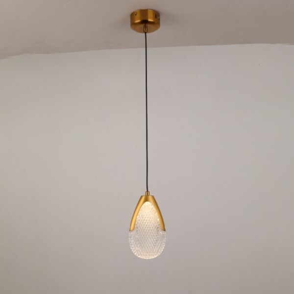 إنارة معلقة رين - ذهبي