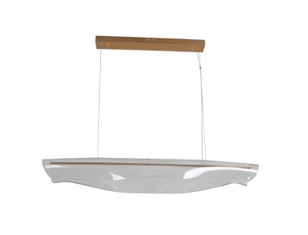 انارة معلقة مودرن ذهبي 120سم 36واط