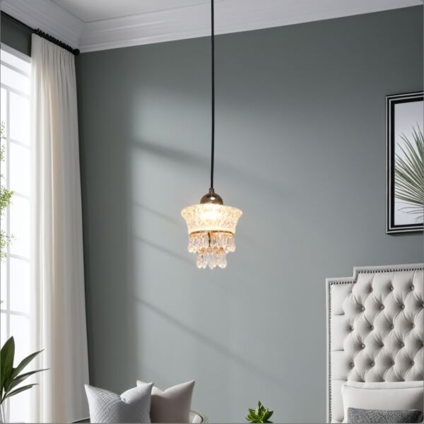 اضاءة معلقة كريستال 7 واط بيليش - ذهبي