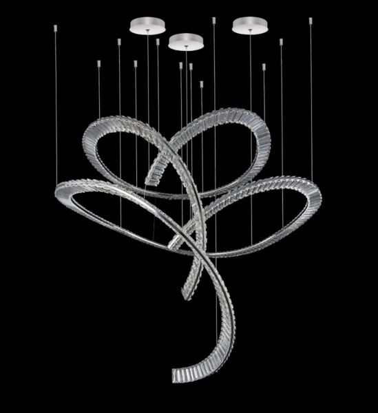 ثريا كريستال 120 واط مينو - فضي