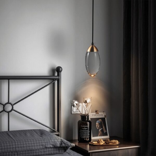 اضاءة معلقة 3 واط 3000K - نحاسي واسود