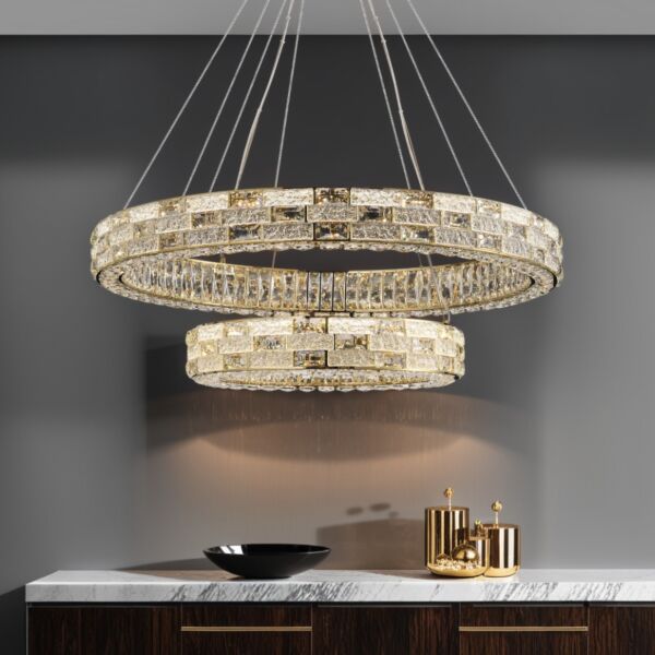 ثريا كريستال كلاسيك 65 واط - ذهبي