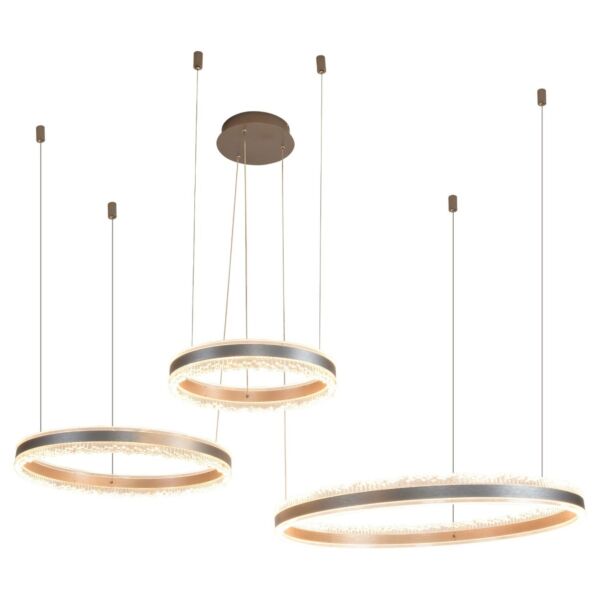 انارة معلقة مودرن 3حلقات رودي