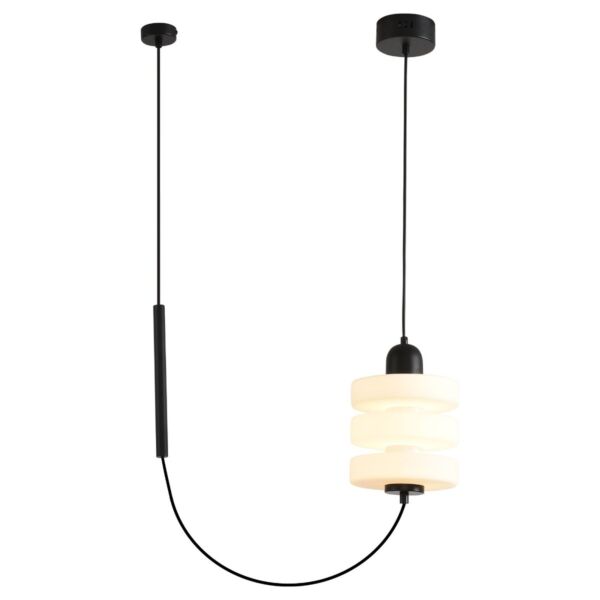 اضاءة معلقة مودرن ايليا 5 واط - اسود وابيض